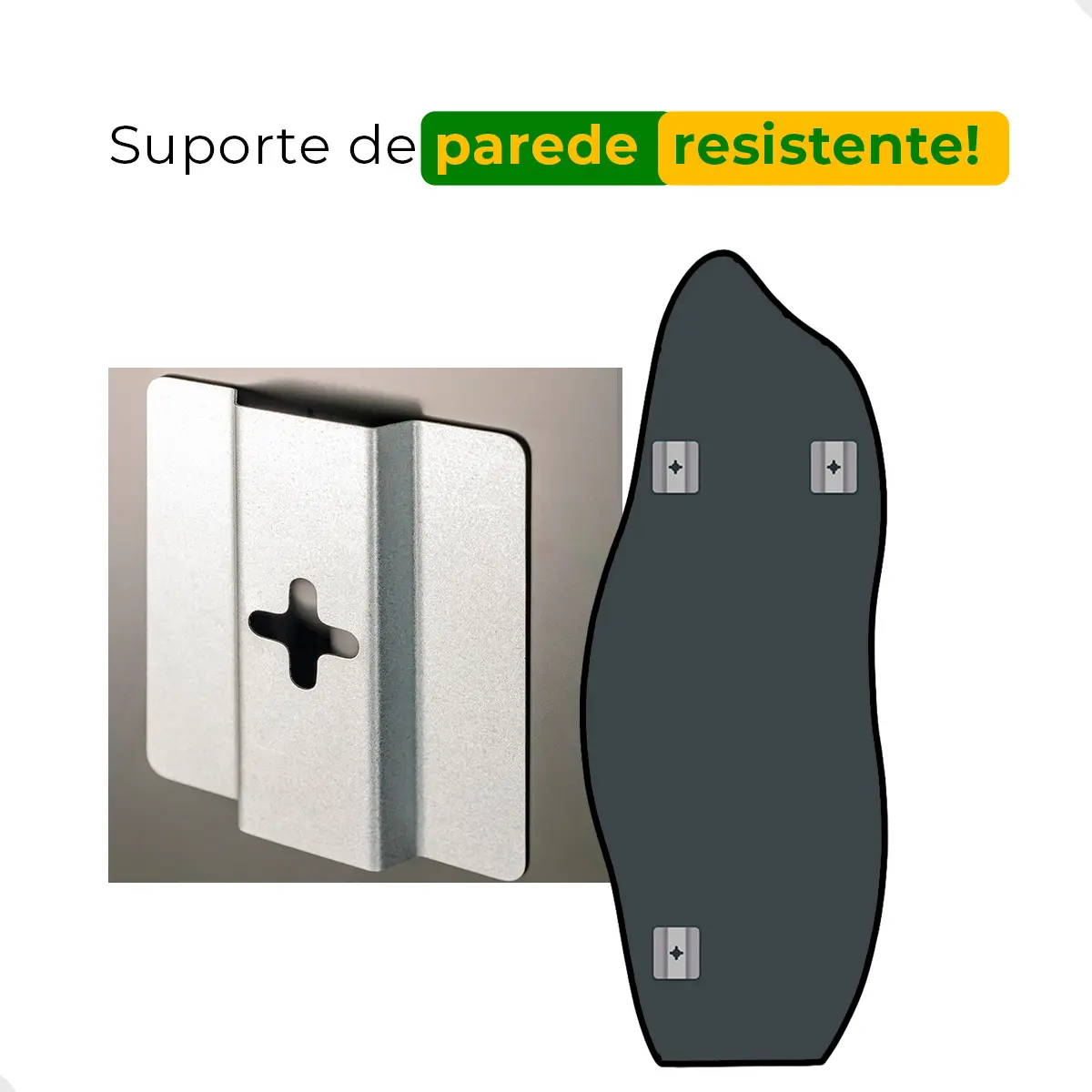 Espelho Orgânico Com Led 150x50 Cm Para Sala Quarto Banheiro Moldura Flame Led Quente-4