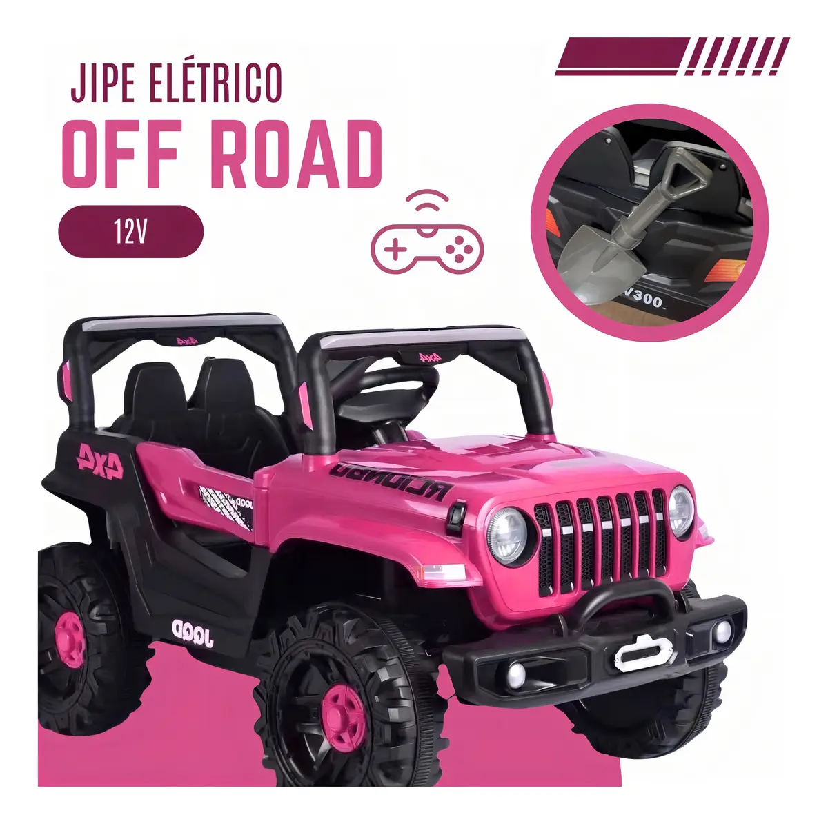 Jipe Infantil Elétrico 12v-5