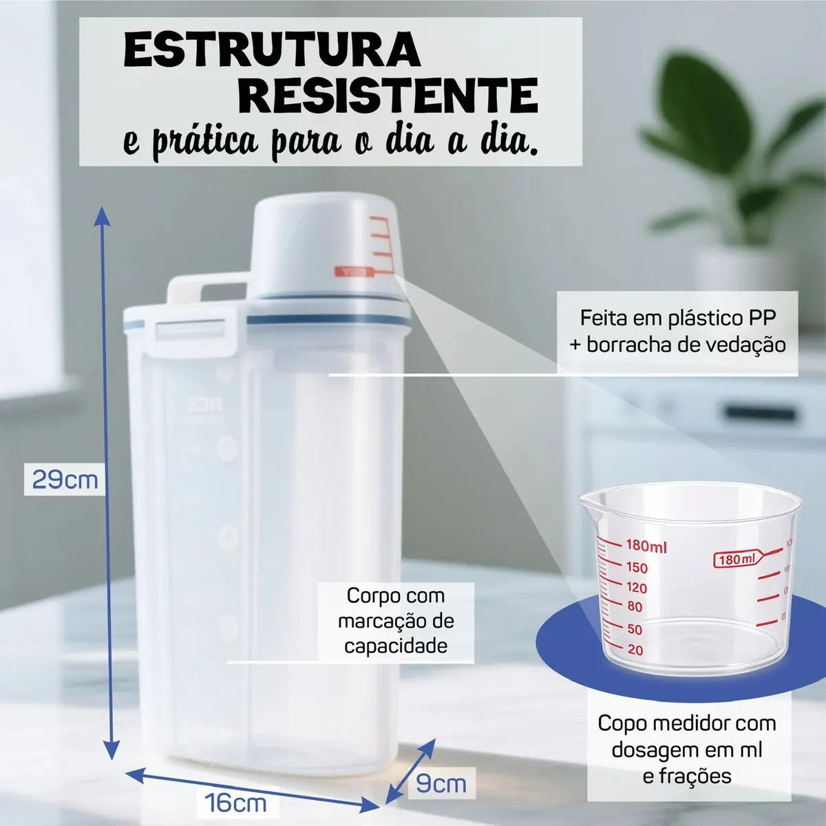 Porta Ração Pote Com Tampa Pet Gato Cachorro Dispenser-4