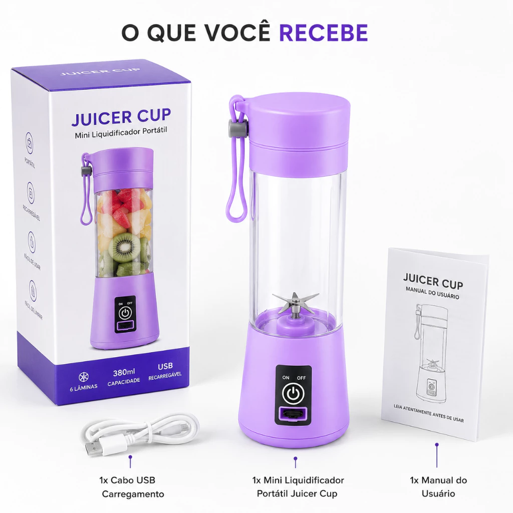 Mini Liquidificador Portátil Shak-15